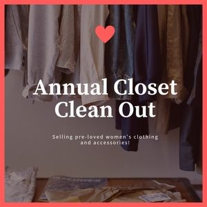 Annual Closet Clean Out